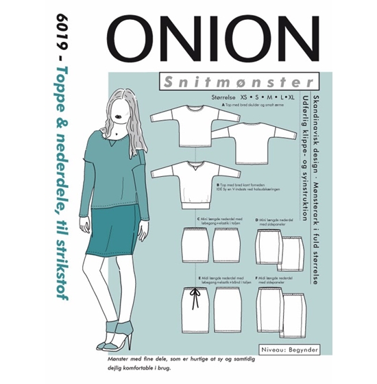 Onion 6019 Snitmønster